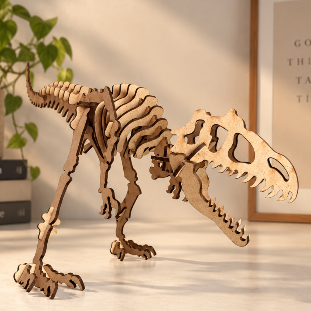 T-Rex 3D model puzzel