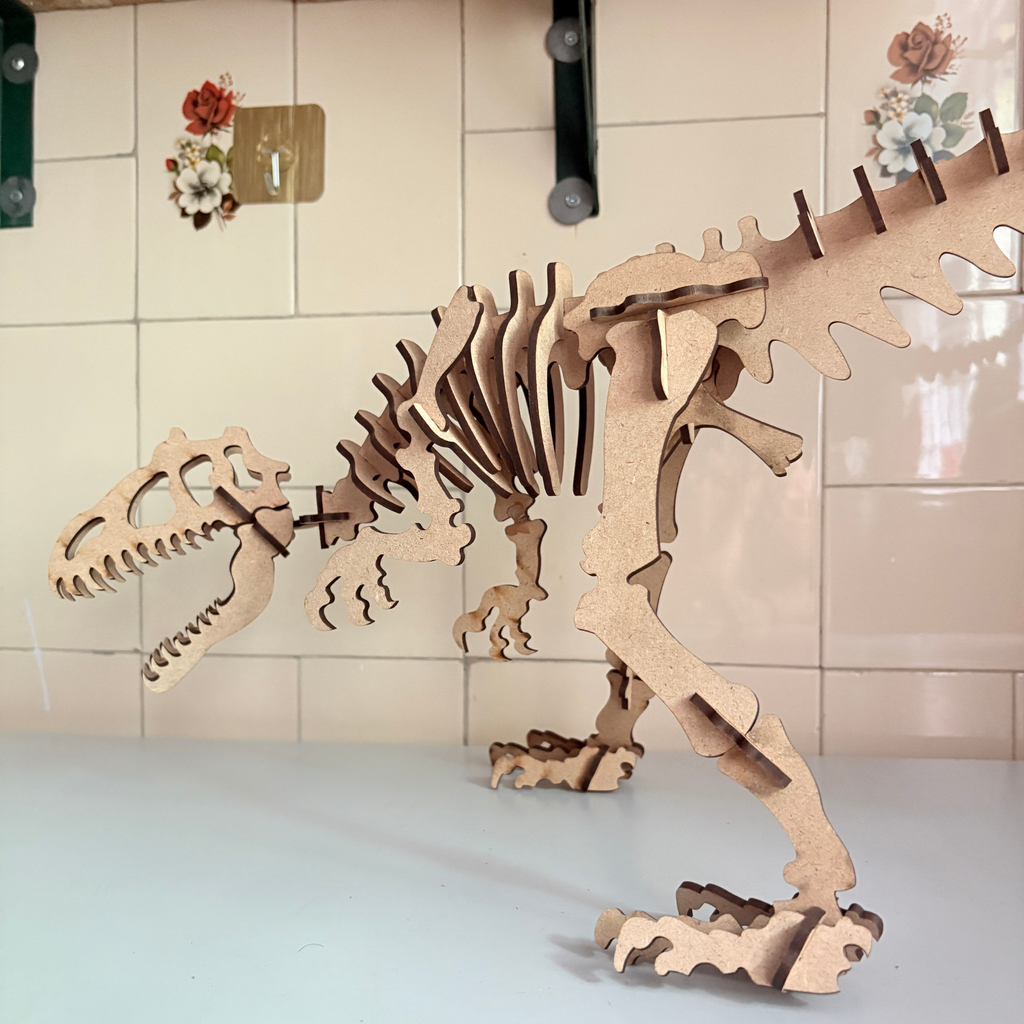 T-Rex 3D model puzzel
